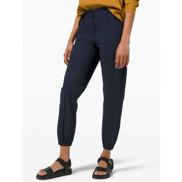 Lululemon Women's Warpstreme High-Rise 7/8 Jogger True Navy 29 Dress Ankle - Picture 1 of 10